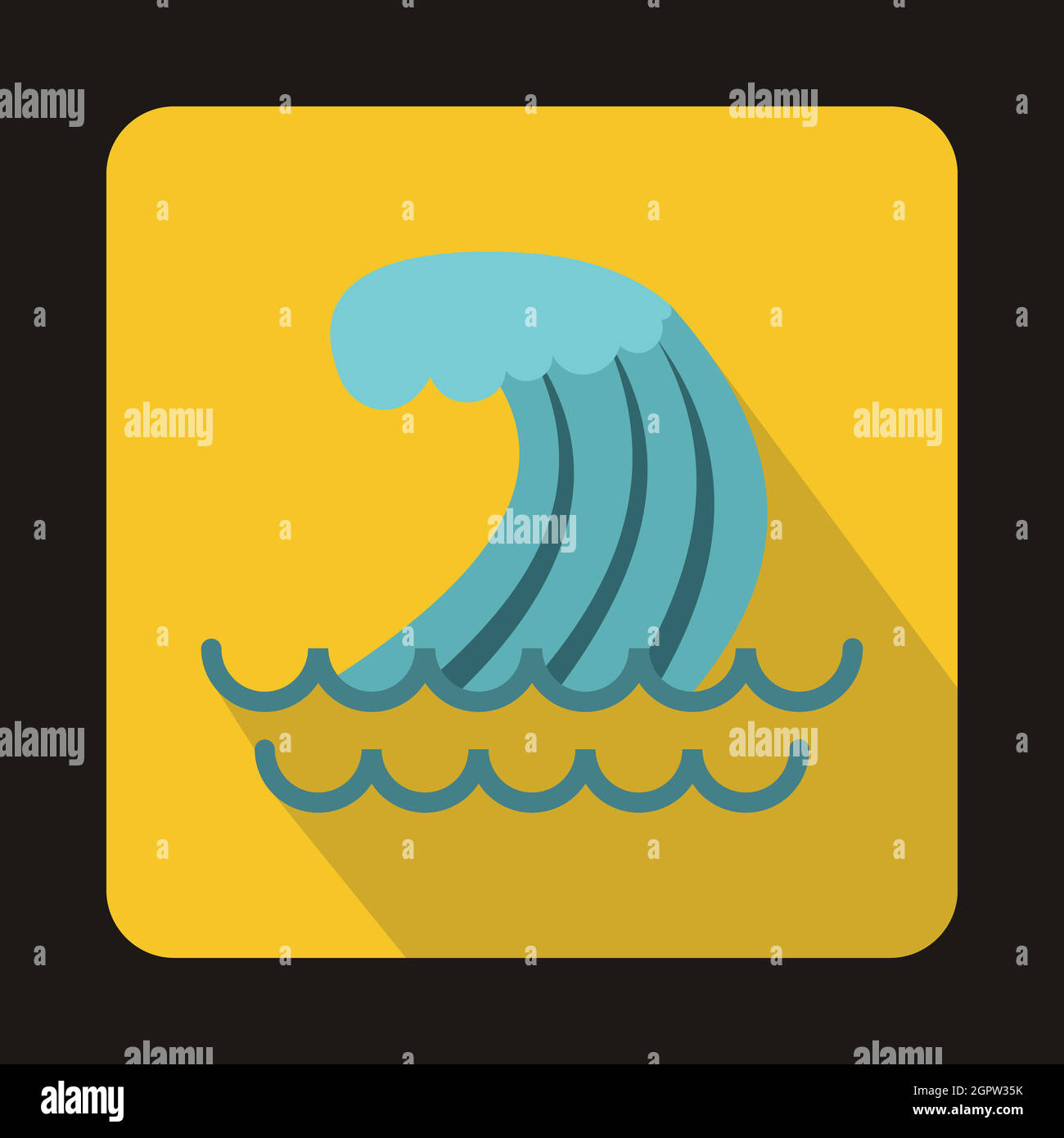 Midway tsunami wave
