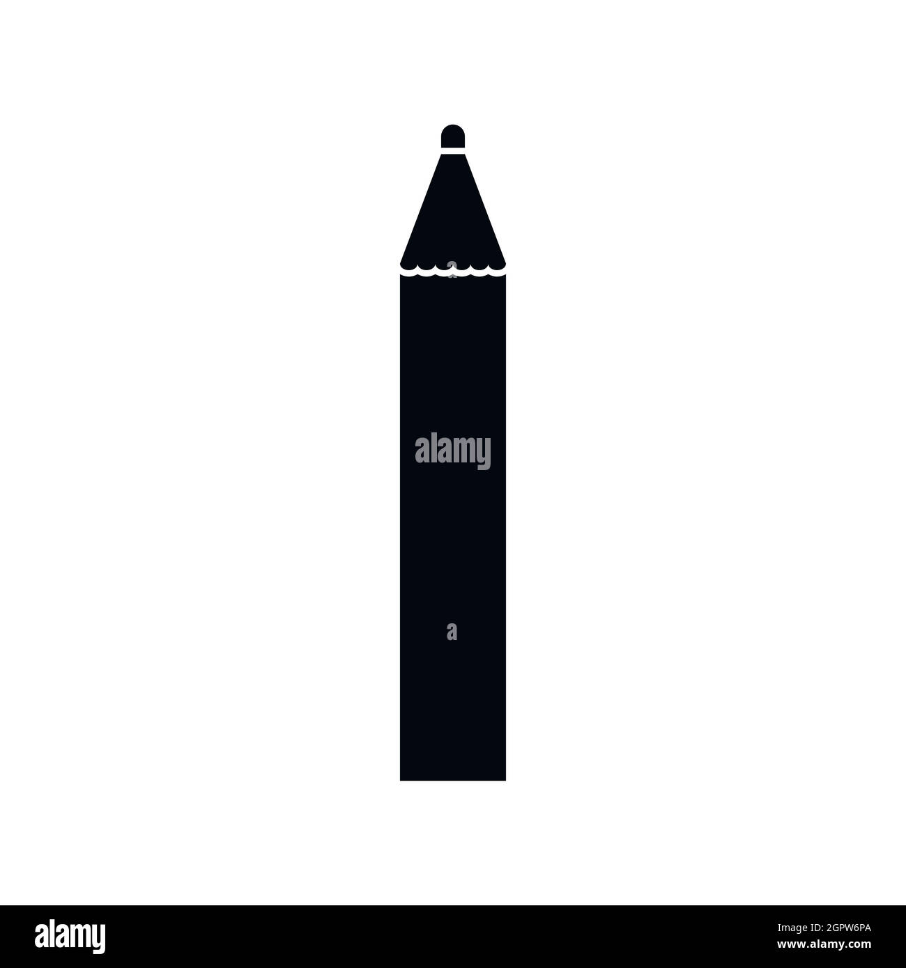 Pencil icon, simple style Stock Vector Image & Art - Alamy