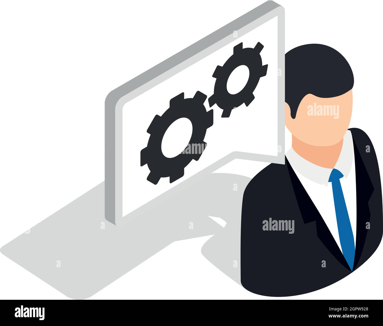 Manager of car service center icon Stock Vector Image & Art Alamy