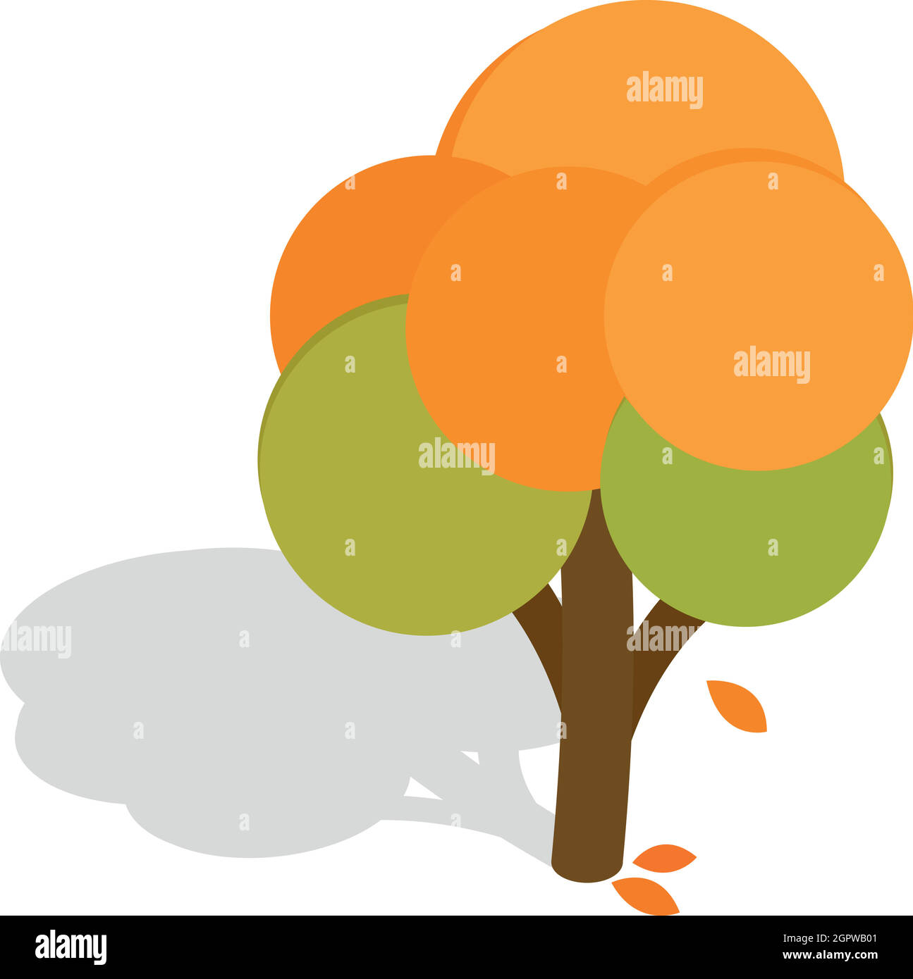 Vector autumn tree hi-res stock photography and images - Alamy