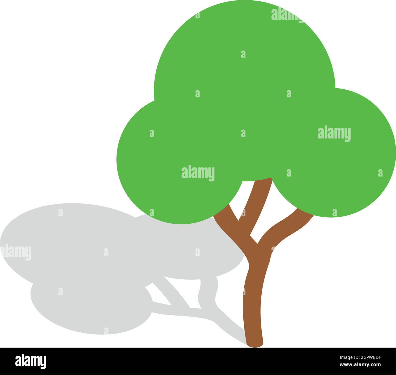 Tree icon, isometric 3d style Stock Vector Image & Art - Alamy