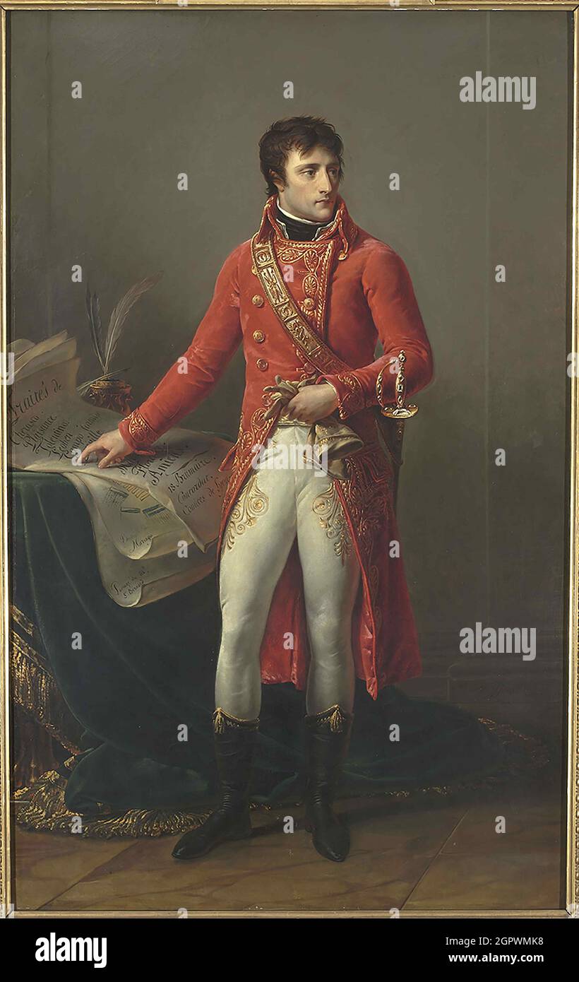 Napoleon Bonaparte as First Consul of France, 1803. Private Collection ...