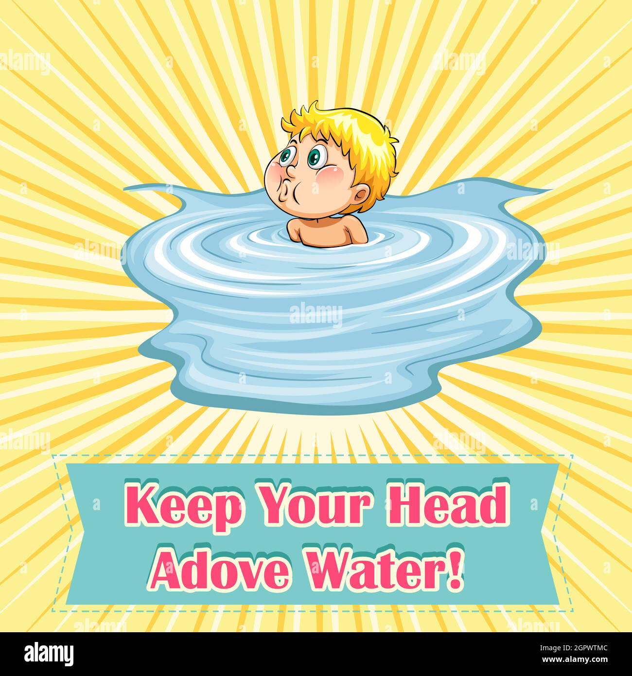Keep your head above water Stock Vector Image & Art Alamy