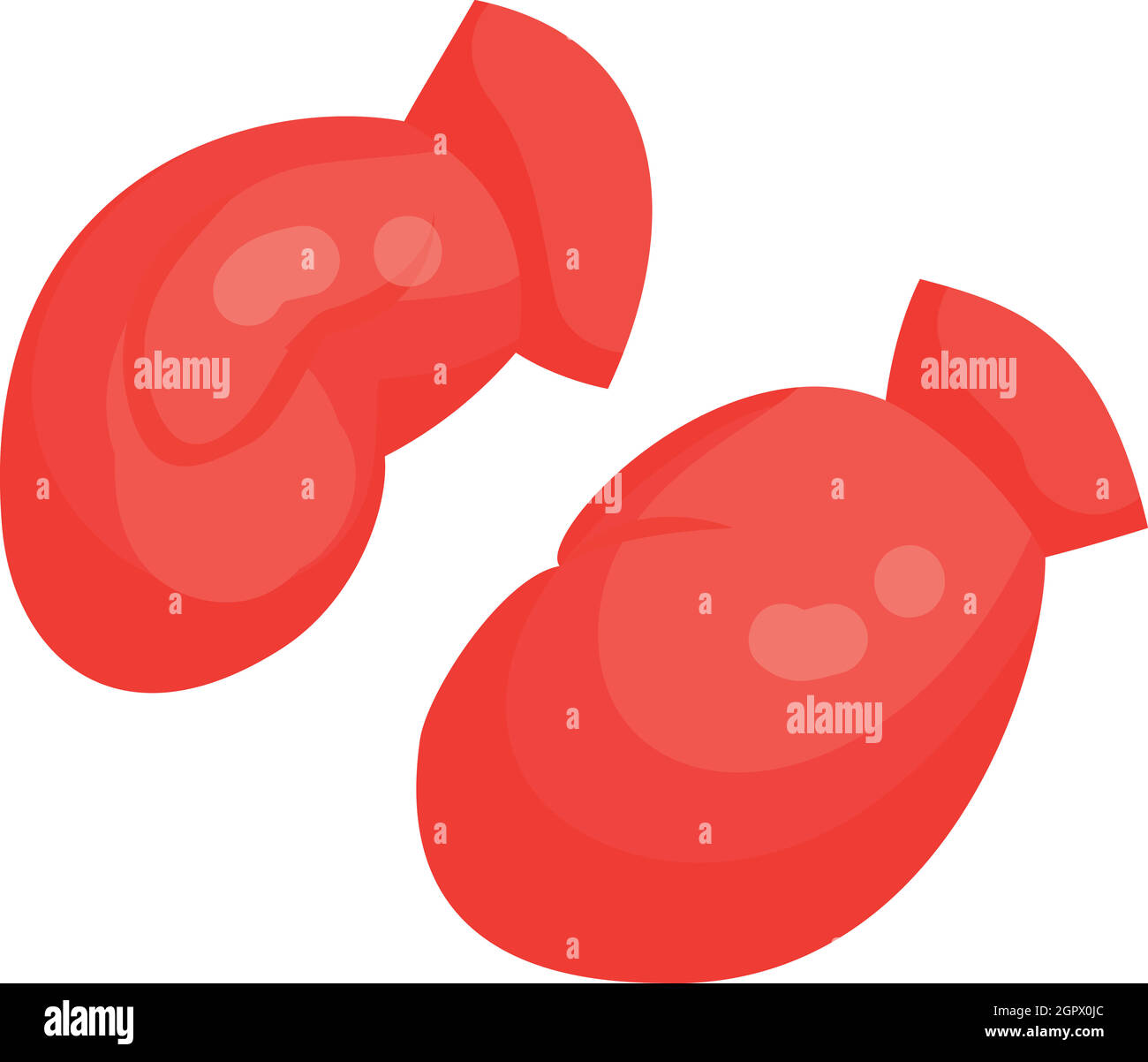 Boxing gloves icon, cartoon style Stock Vector Image & Art - Alamy