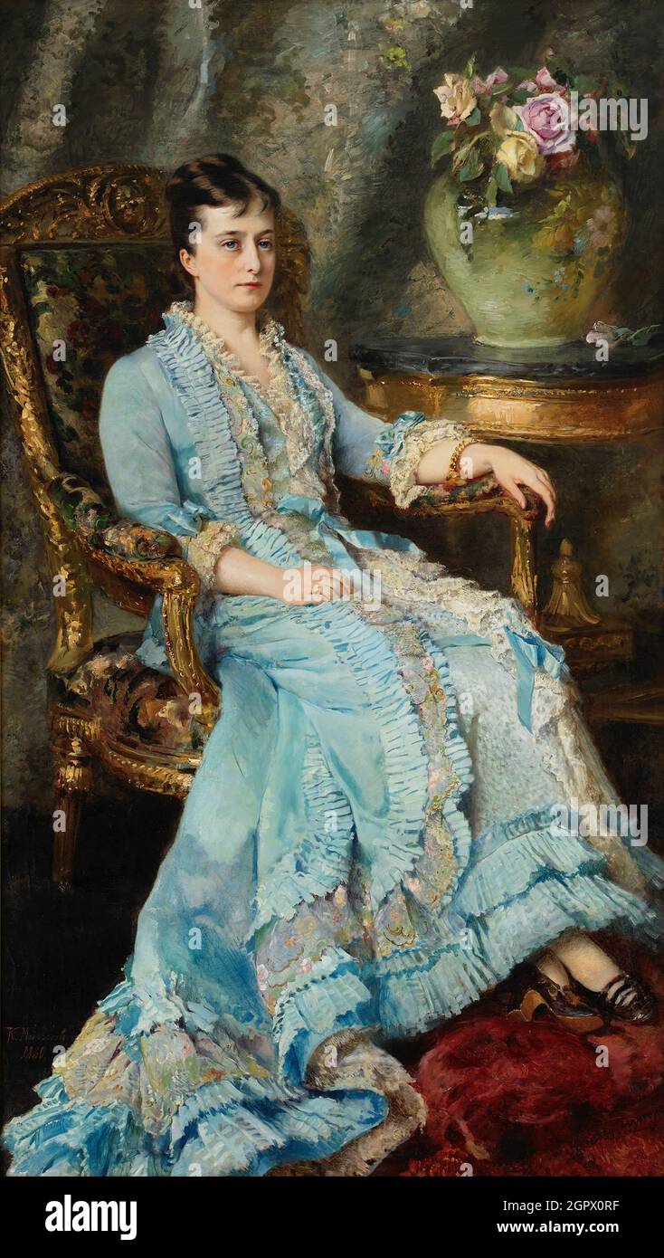 Portrait of Princess Ekaterina Mikhailovna Dolgorukova (1847-1922 ...