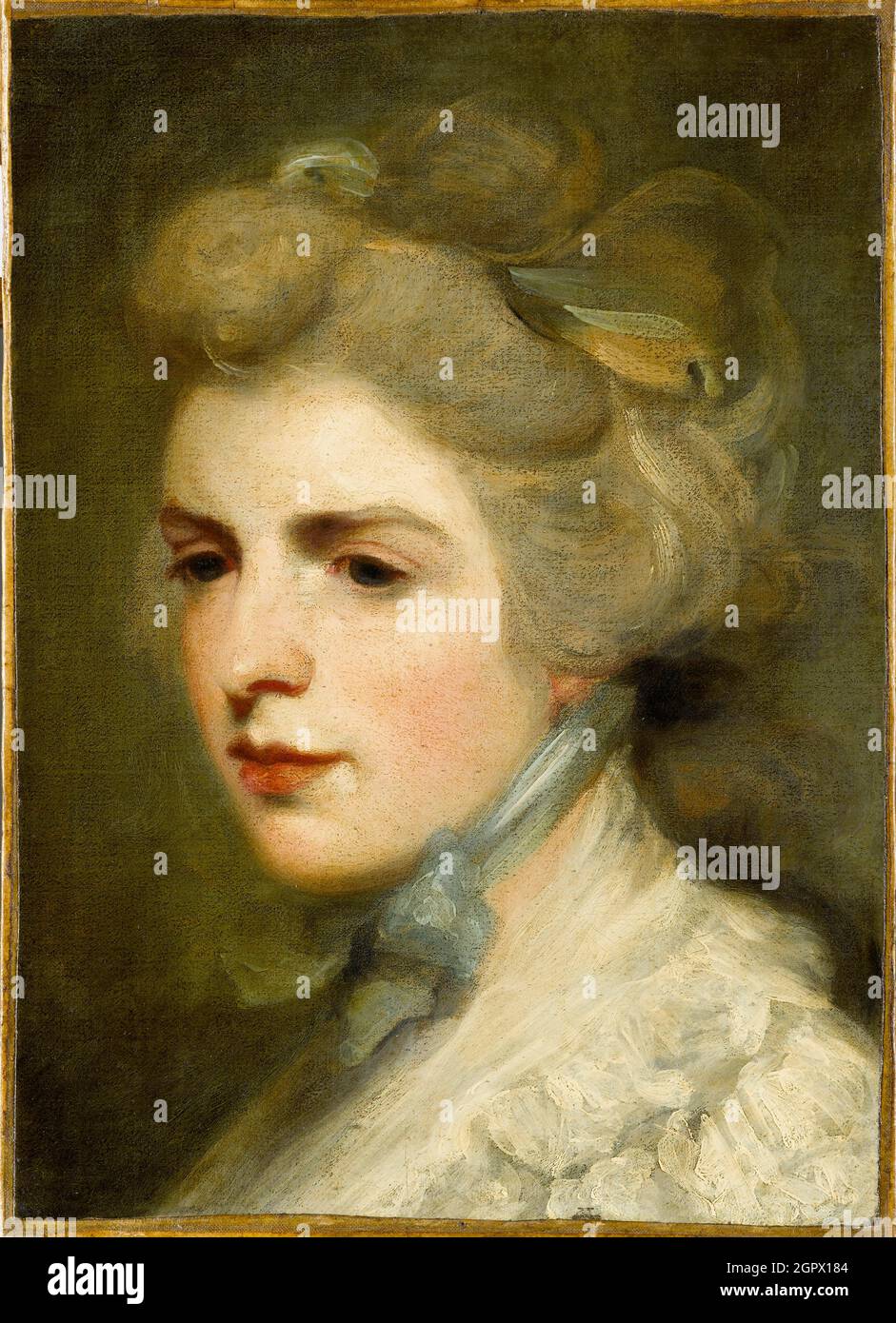 Portrait of the Actress Frances Kemble (1759-1822), 1784. Found in the Collection of the Mus&#xe9;e du Louvre, Paris. Stock Photo