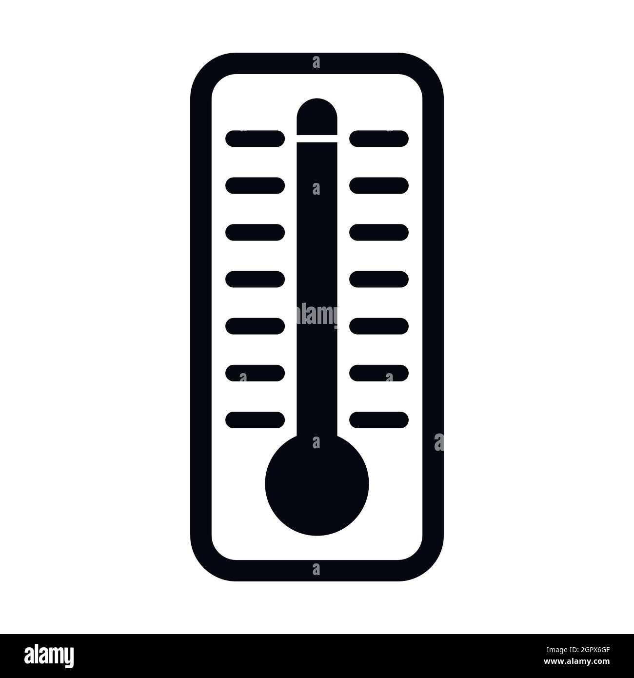 Thermometer indicates high temperature icon Stock Vector Image & Art ...