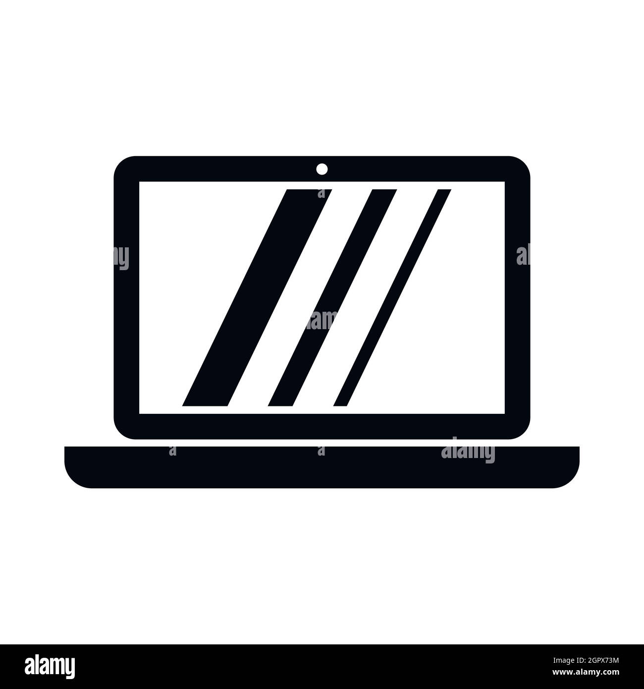 Icon laptop Cut Out Stock Images \u0026 Pictures - Alamy, image size:1300x1390