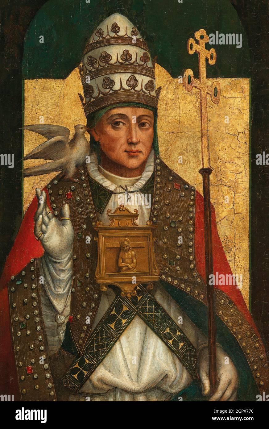 Saint Gregory the Great. Private Collection Stock Photo - Alamy