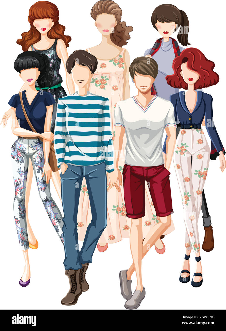 Models on Stock Vector Images - Alamy