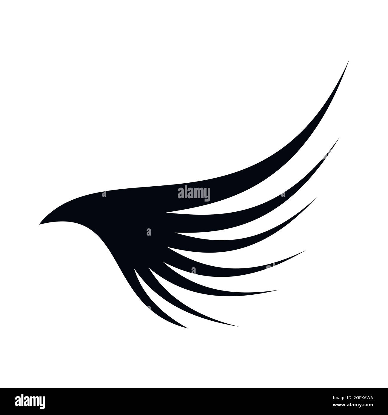 Wing icon, simple style Stock Vector Image & Art - Alamy