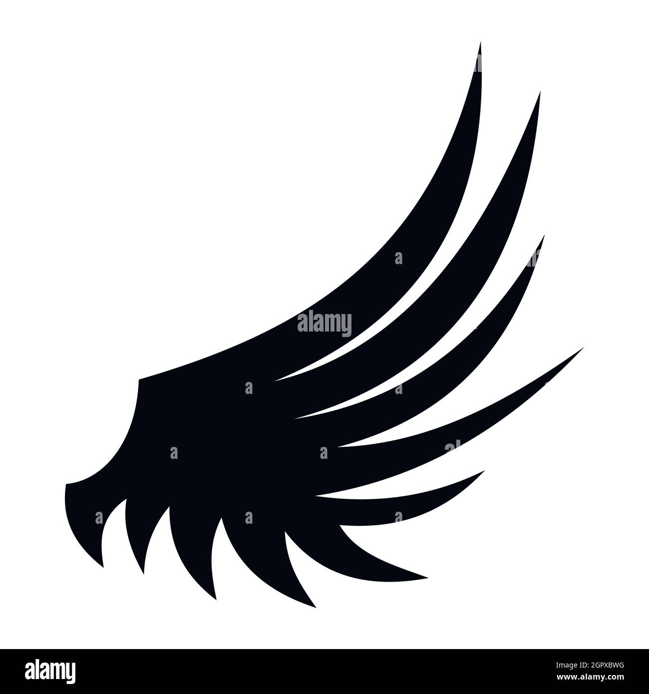 Wing icon, simple style Stock Vector Image & Art - Alamy