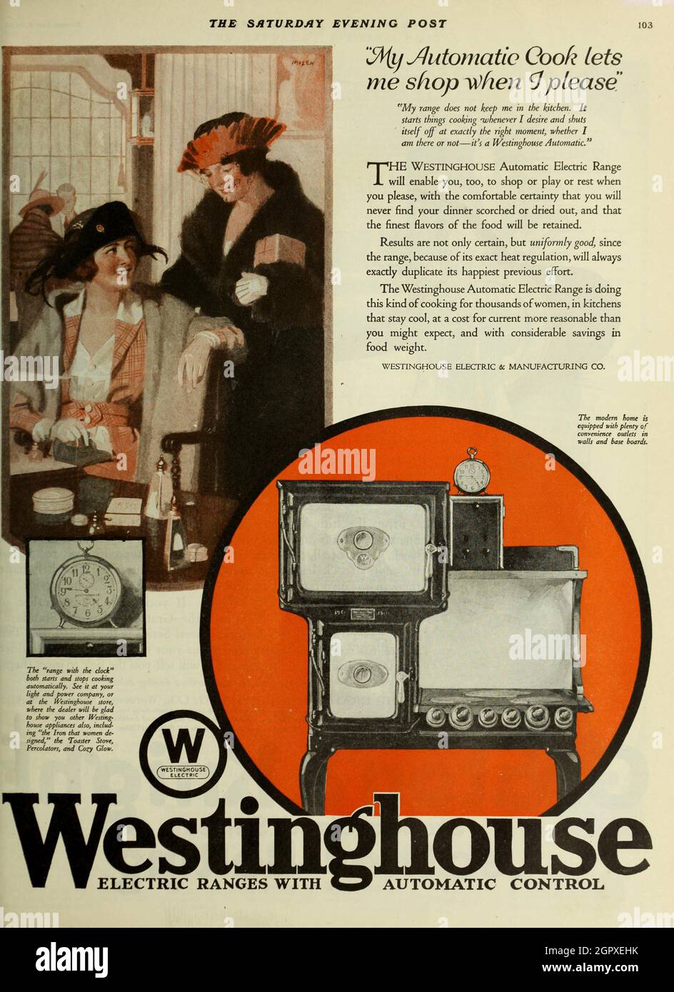 Westinghouse Electric Company, Advertising From The Saturday Evening