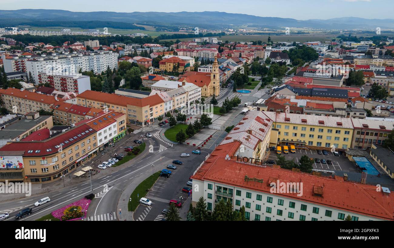 Aerial view of the city of Zvolen in Slovakia Stock Photo Alamy