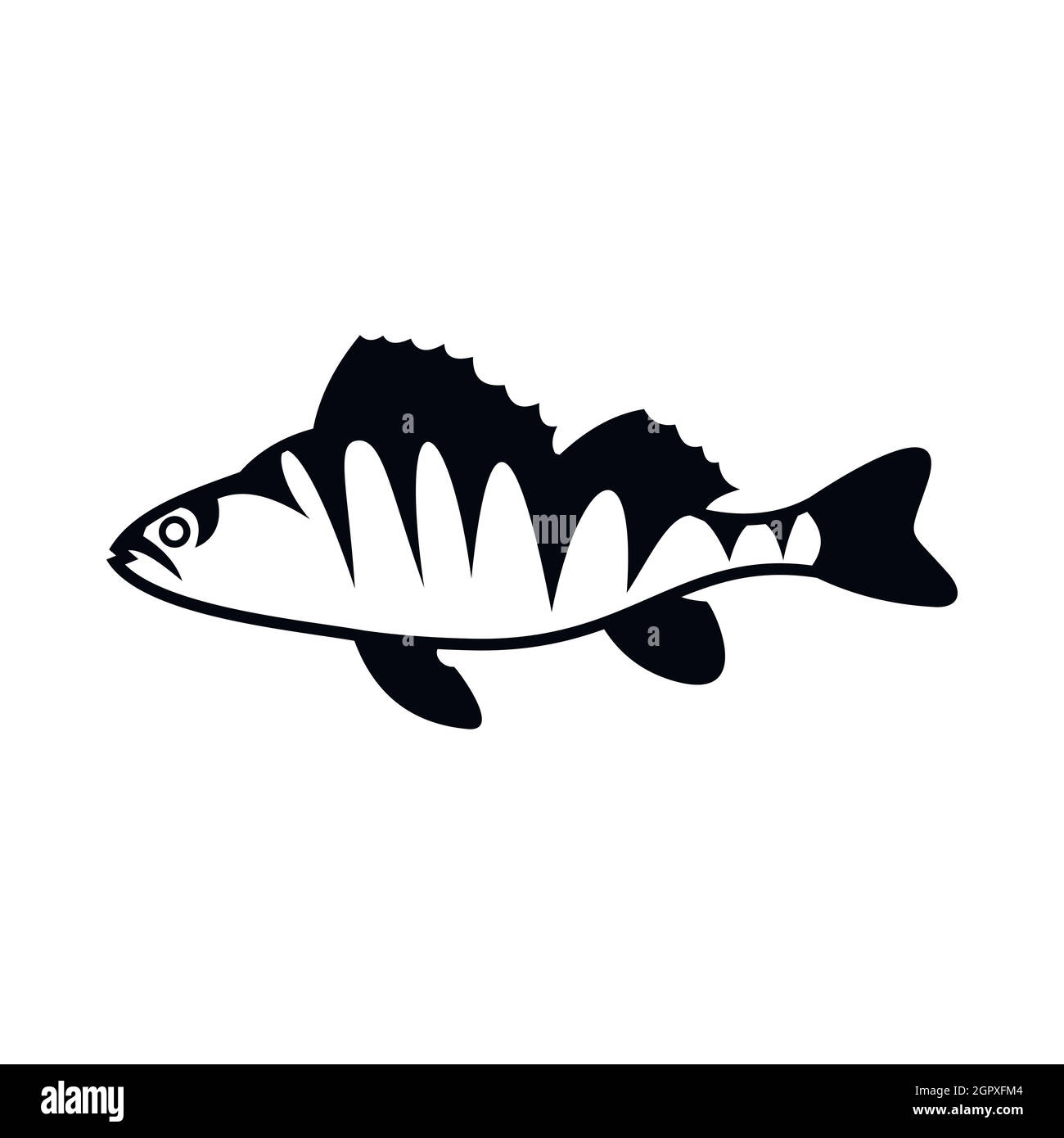 European perch, Perca fluviatilis icon Stock Vector Image & Art - Alamy