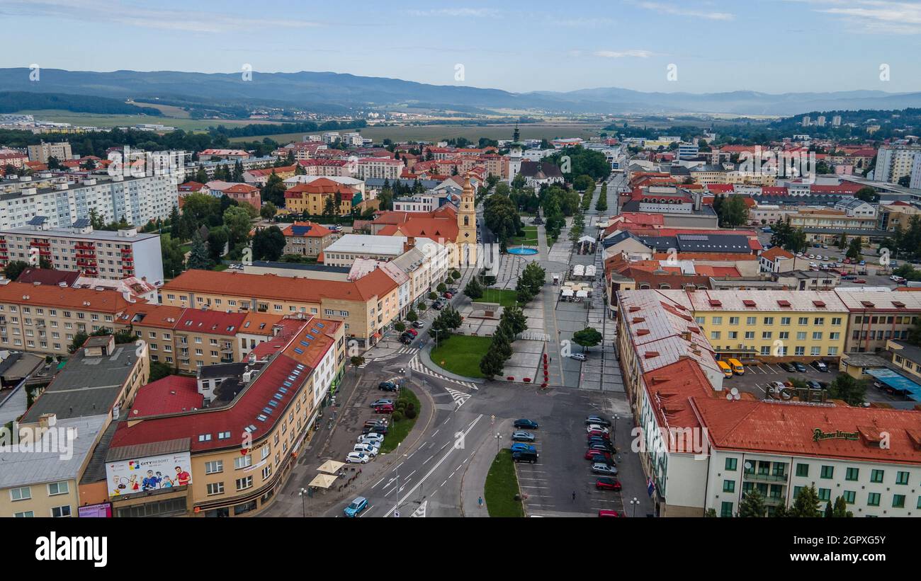 Aerial view of the city of Zvolen in Slovakia Stock Photo Alamy