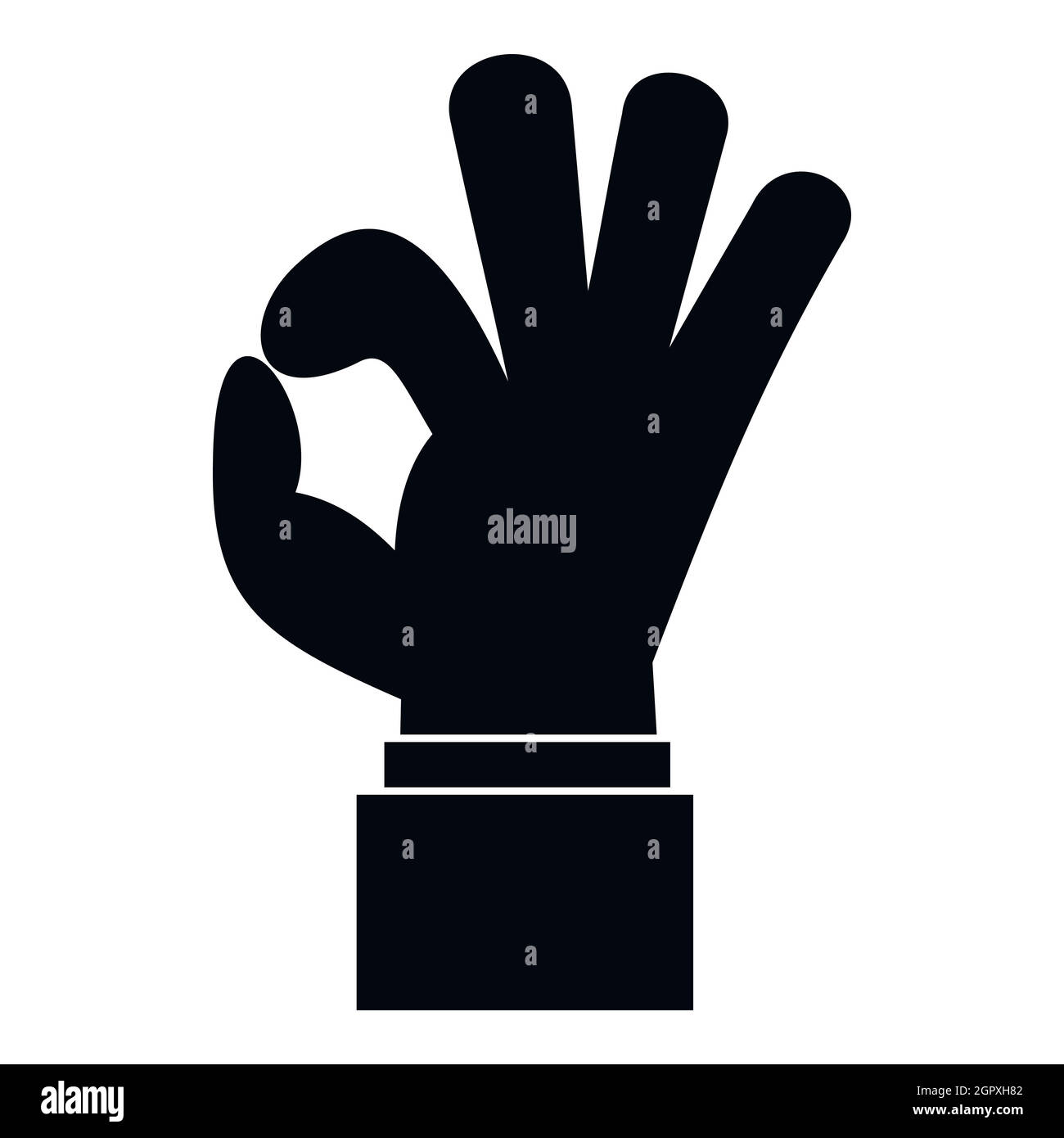 Satisfaction simple vector icon Cut Out Stock Images & Pictures - Alamy