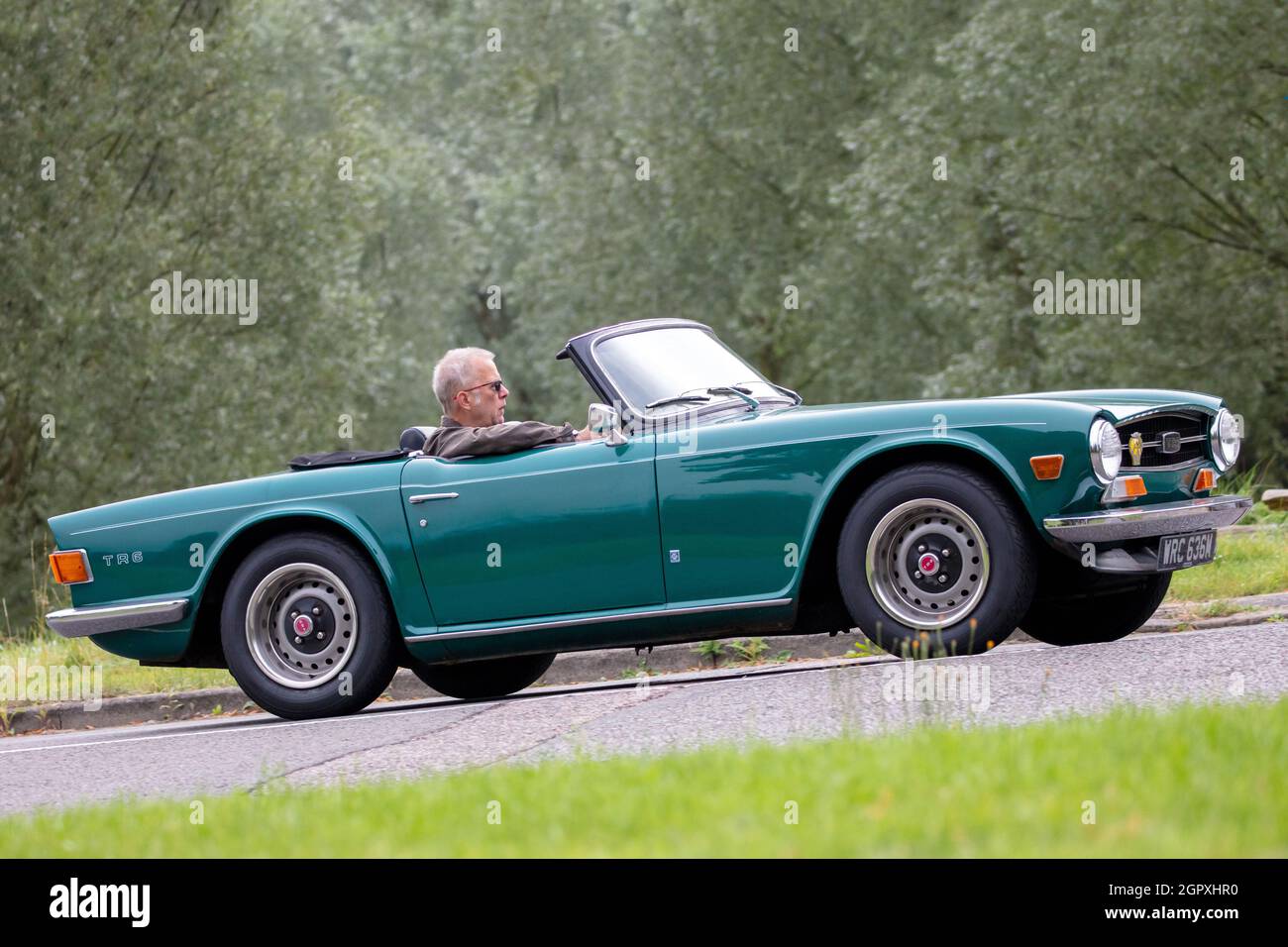 Tr Model 1973 Triumph TR6 classic car Stock Photo - Alamy