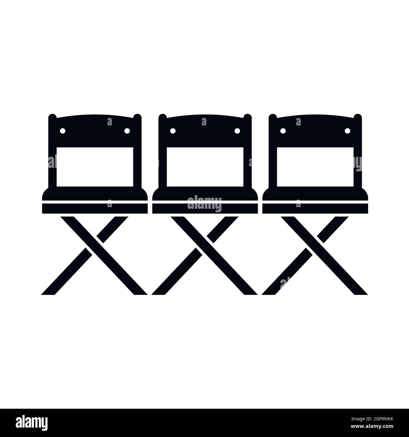 Chairs icon, simple style Stock Vector Image & Art - Alamy