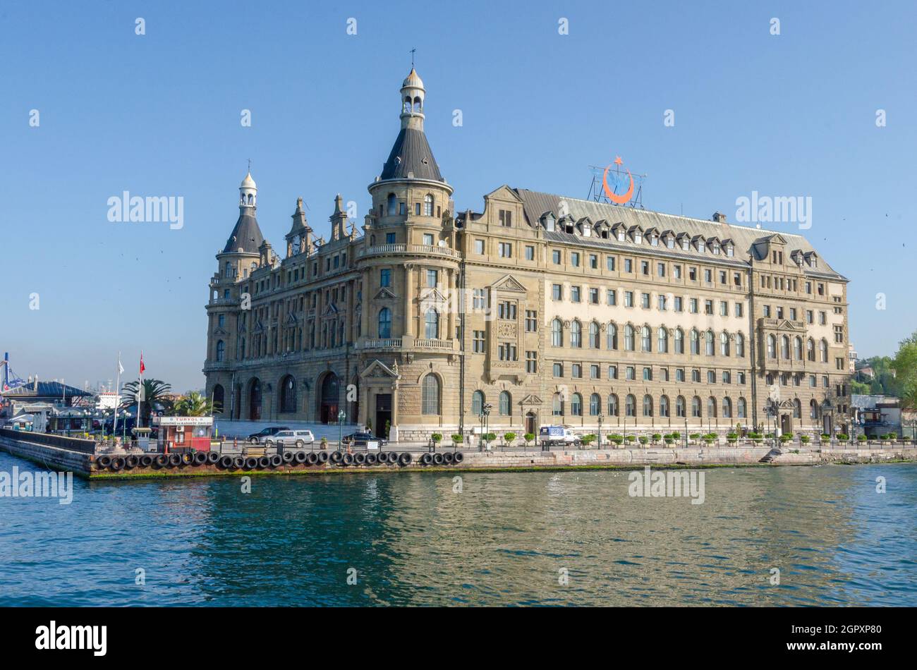 Haydarpasa railway terminal in the Asian part of Istanbul, Turkey ...