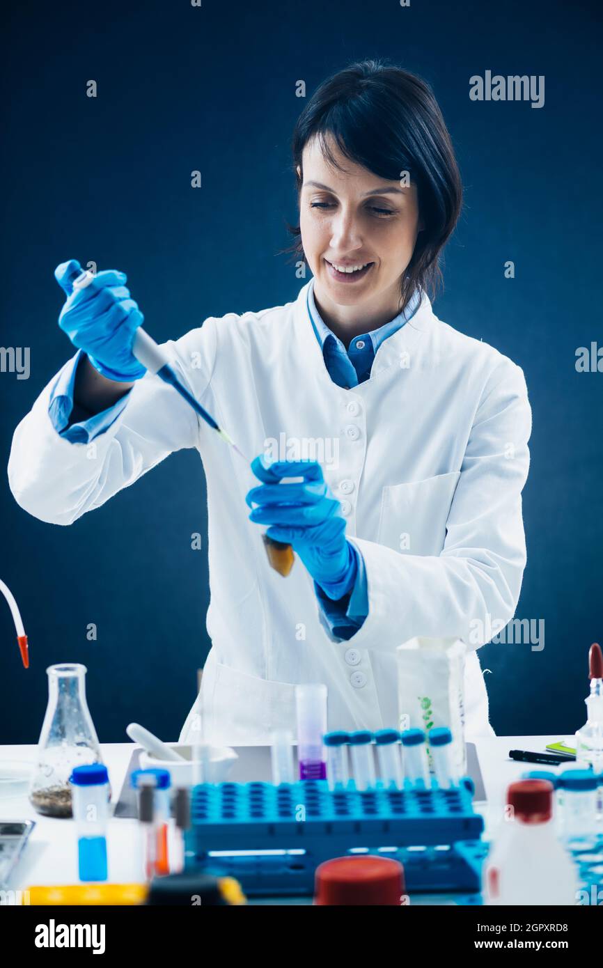 Food Safety Examination Of Tea, Laboratory Inspection Stock Photo Alamy