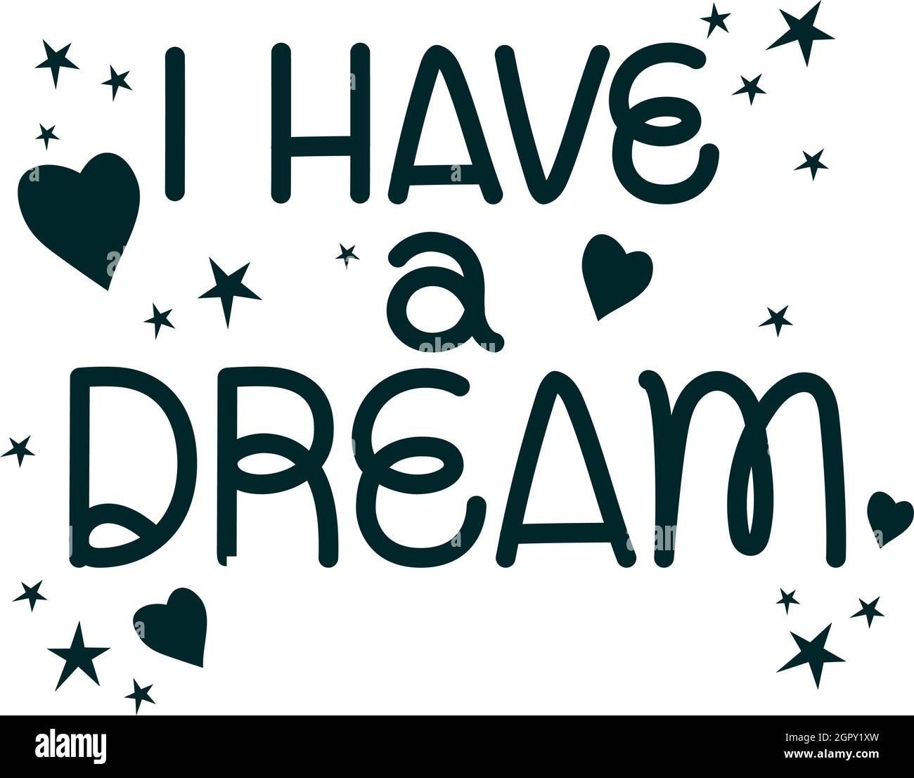 affirmation lettering icon Stock Vector Image & Art - Alamy