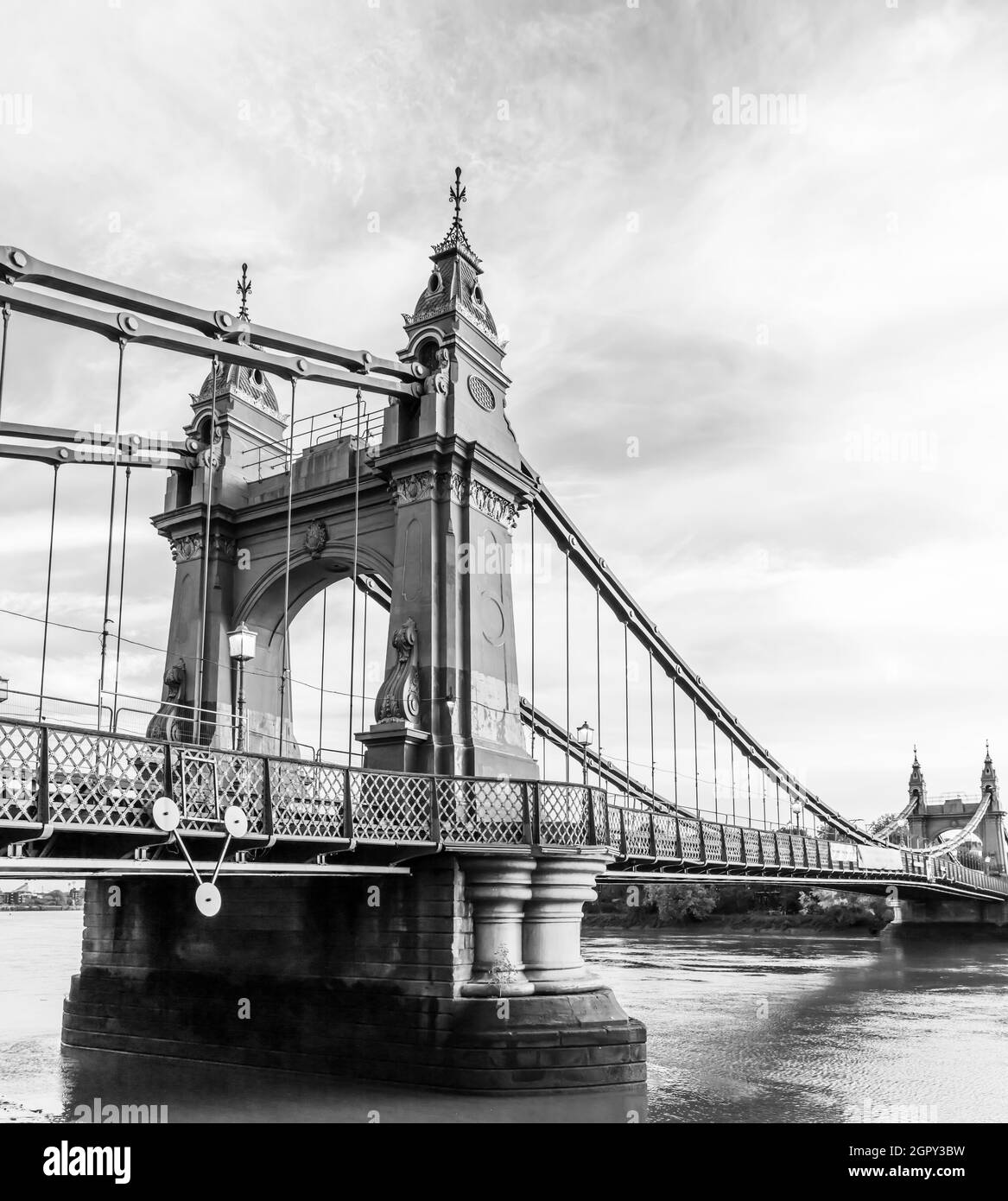 Hammersmith Bridge In London Uk Stock Photo Alamy