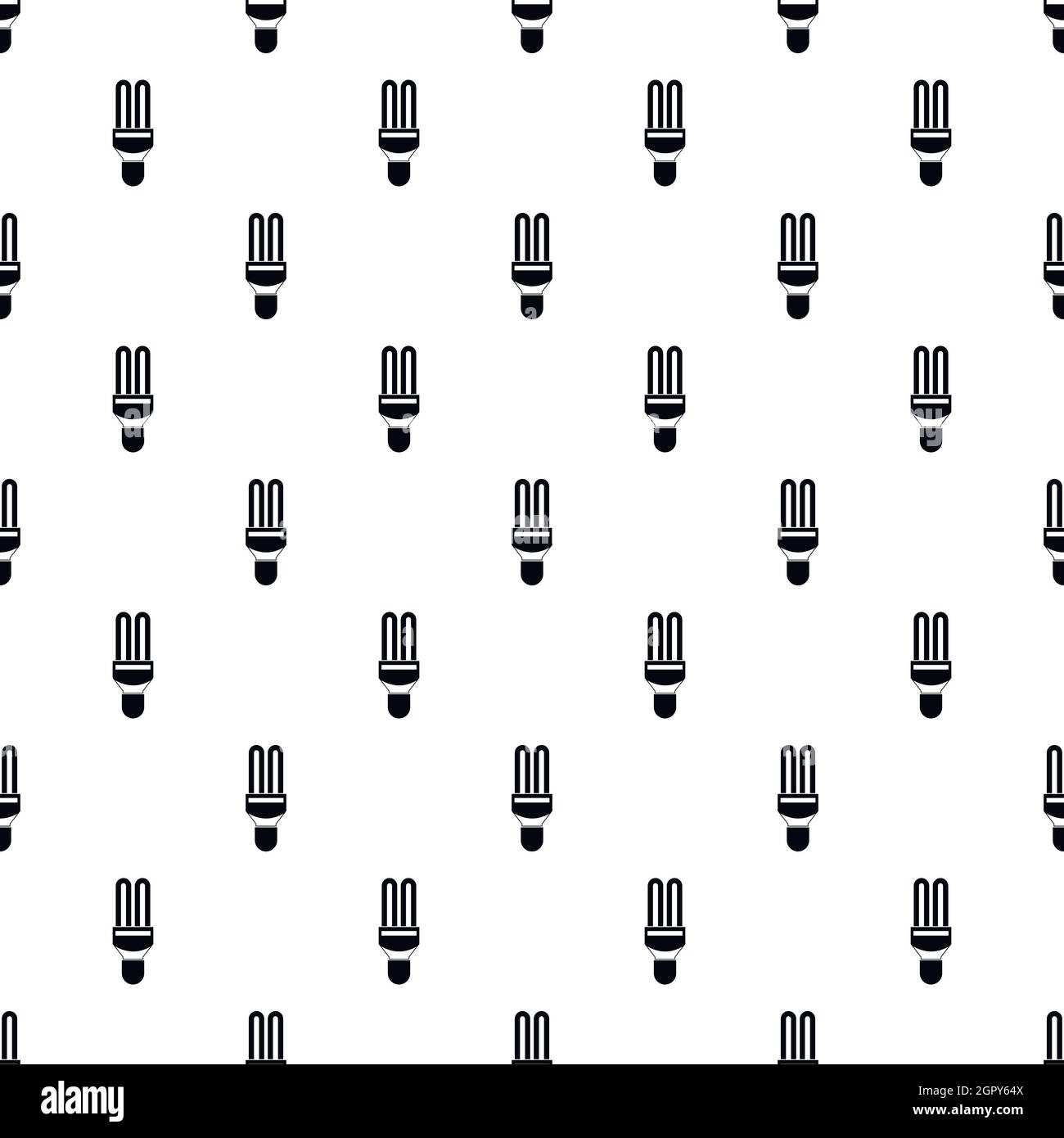 Electric lamp pattern, simple style Stock Vector Image & Art - Alamy