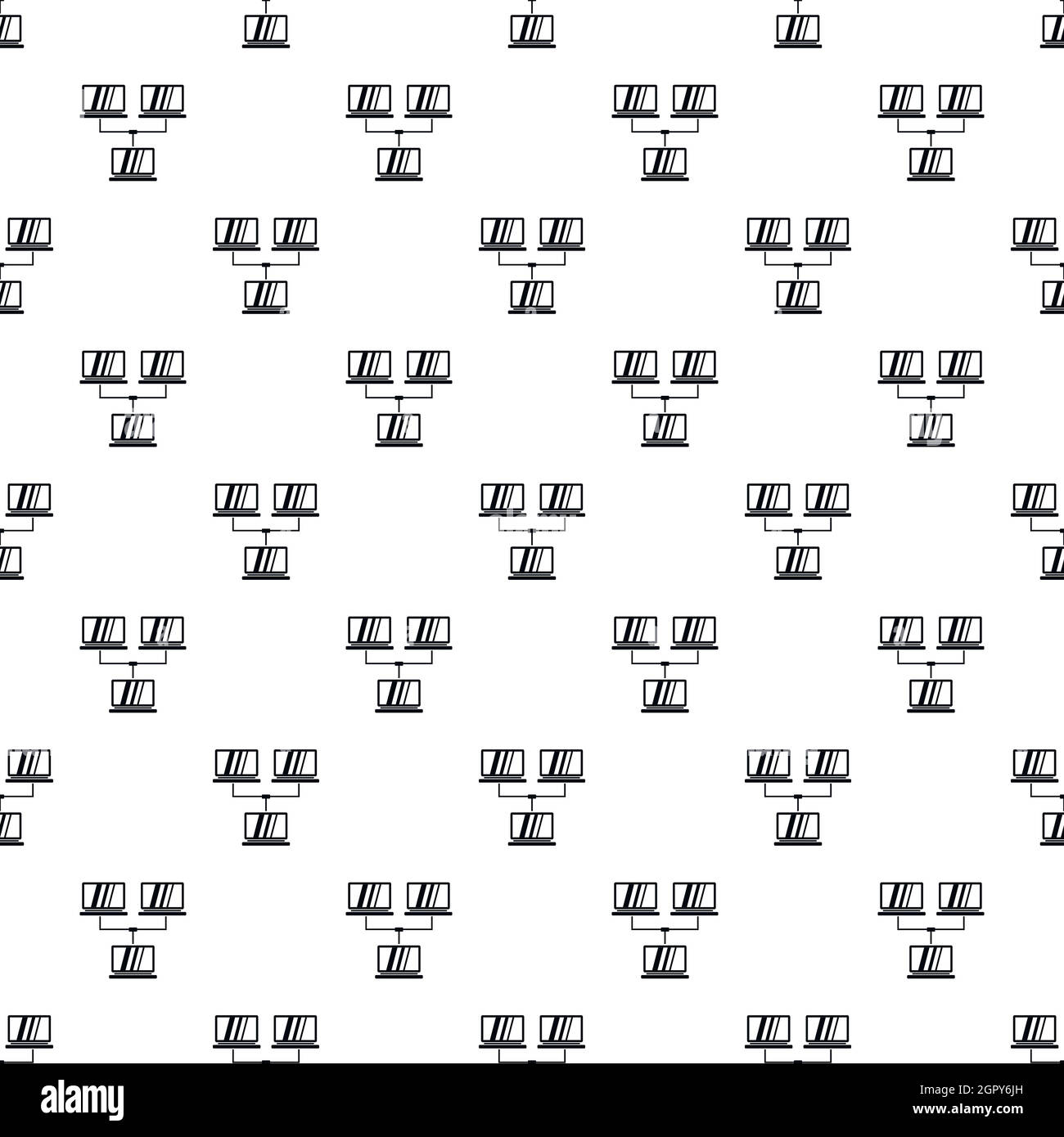LAN pattern, simple style Stock Vector