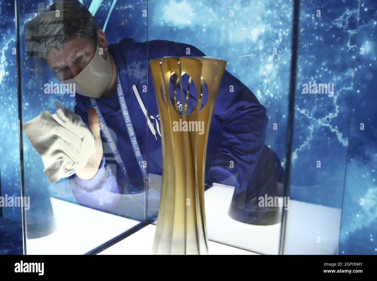 Volleyball World Cup 2022 Schedule Moscow, Russia. 30Th Sep, 2021. The Cup Of The 2022 Fivb Volleyball Men's World  Championship Is On Display At Irina Viner-Usmanova Gymnastics Palace. The 2022  Fivb Volleyball Men's World Championship Is Scheduled