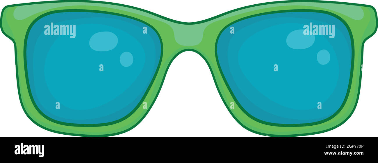 Cartoon glasses eye protect icon Stock Vector Images Alamy