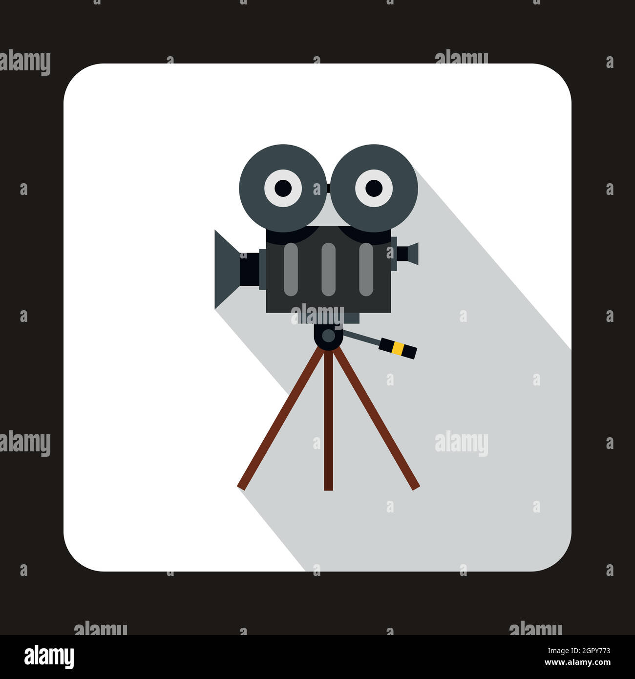 Vintage movie camera cinema Stock Vector Images - Alamy