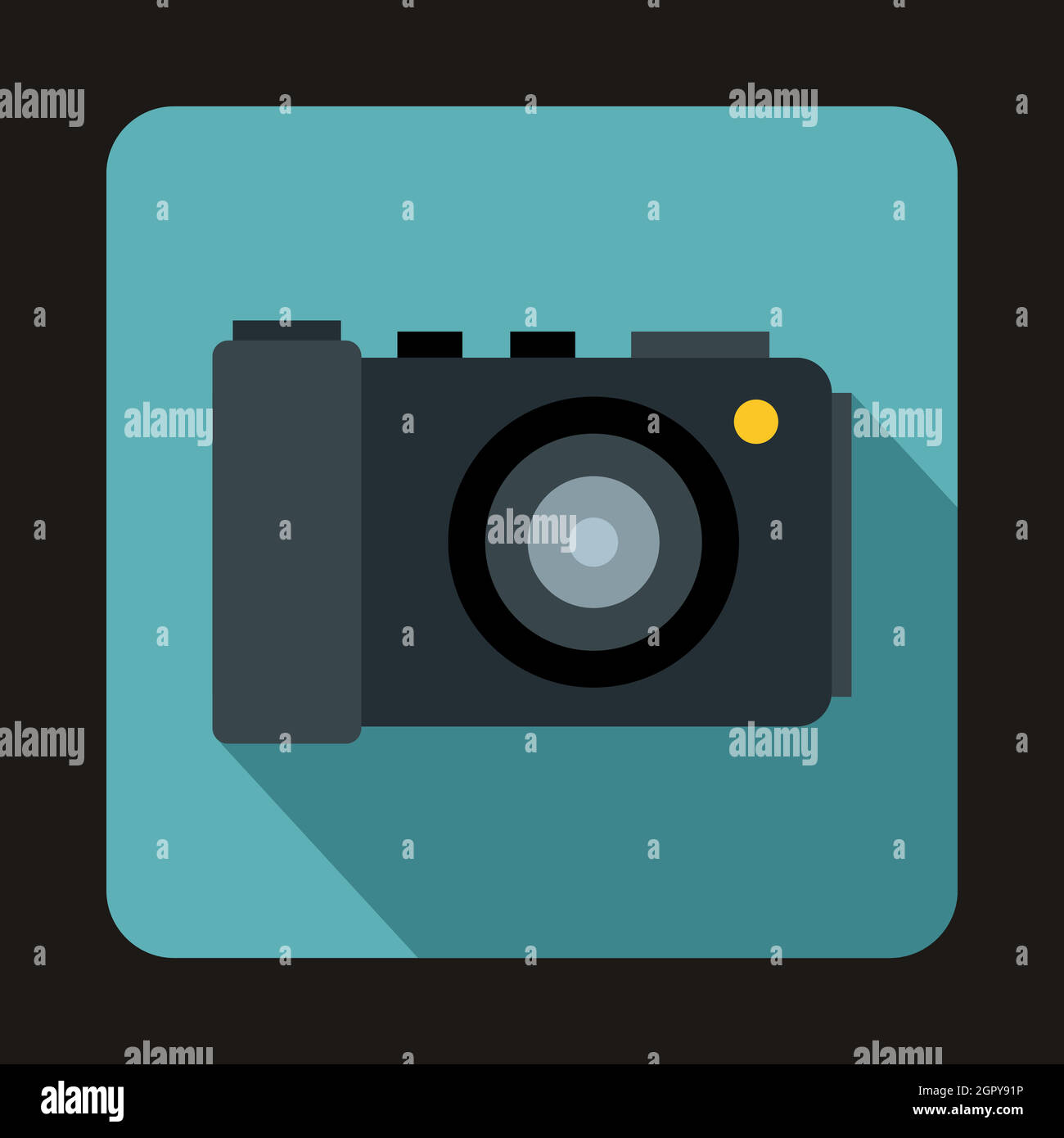 Camera icon in flat style Stock Vector Image & Art Alamy