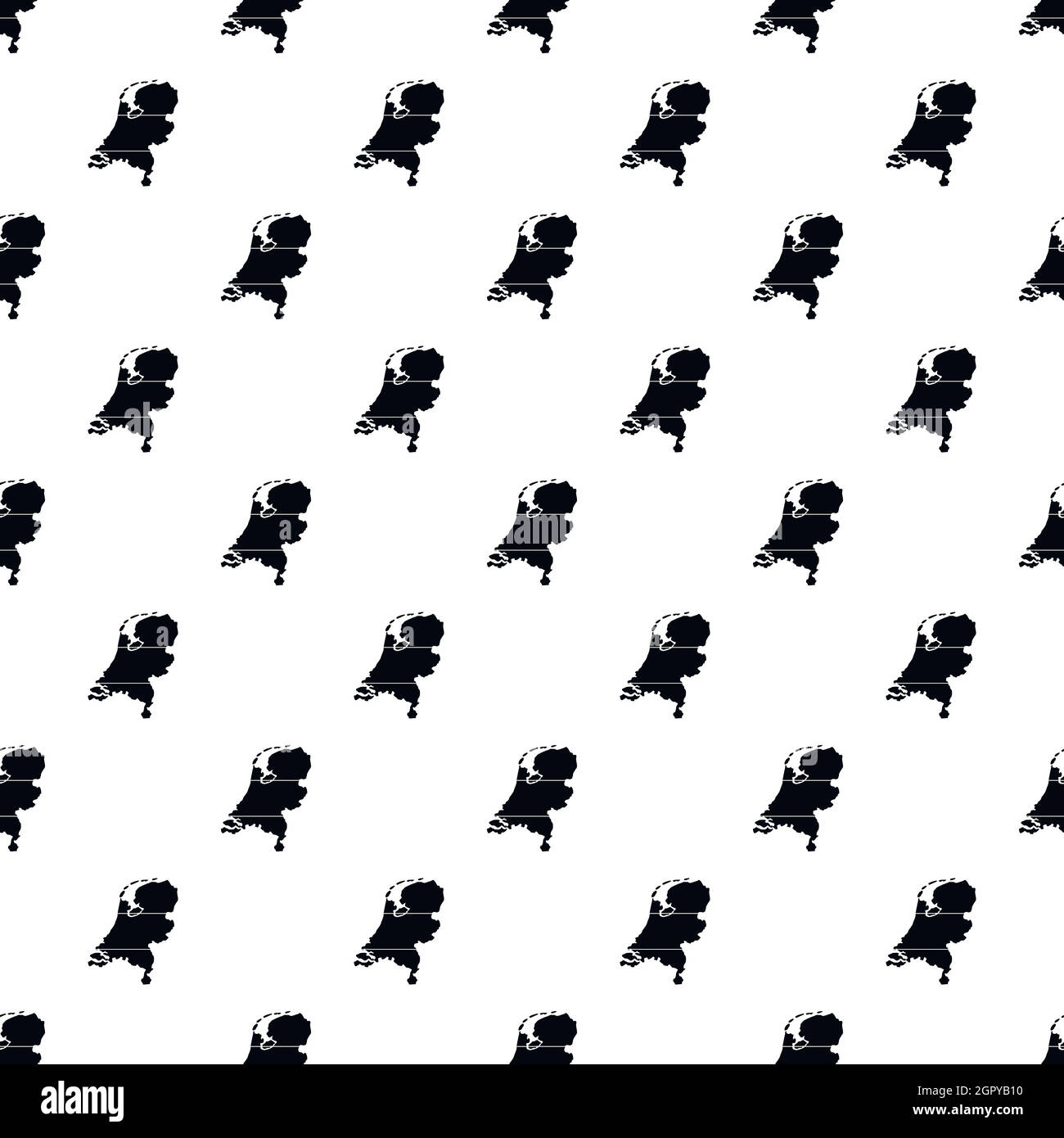 Map of Holland pattern, simple style Stock Vector Image & Art Alamy
