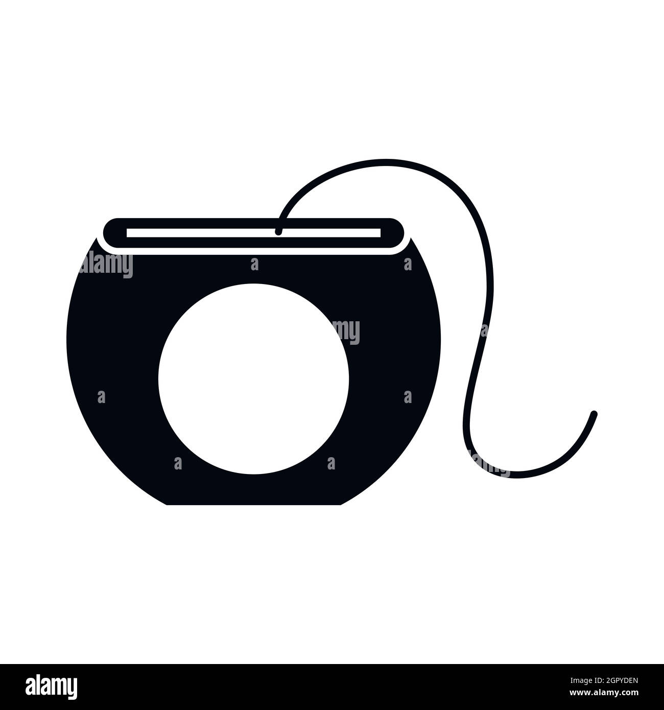 Dental floss icon, simple style Stock Vector Image & Art - Alamy