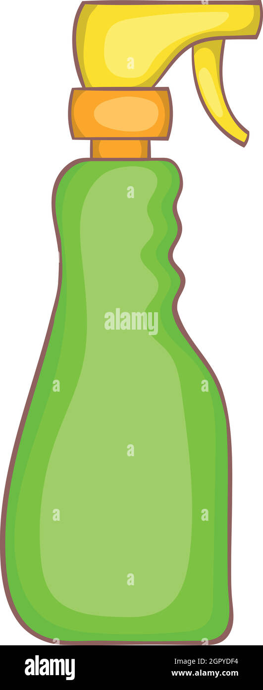 Household spray bottle icon, cartoon style Stock Vector Image & Art - Alamy