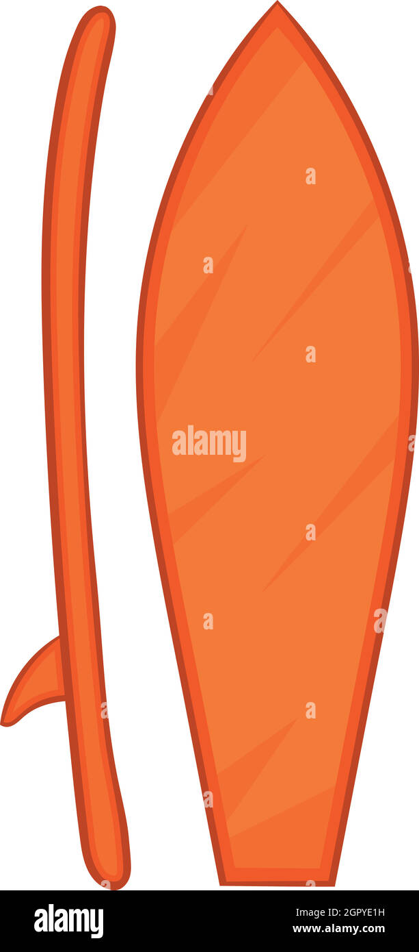 Surfboard icon, cartoon style Stock Vector Image & Art - Alamy