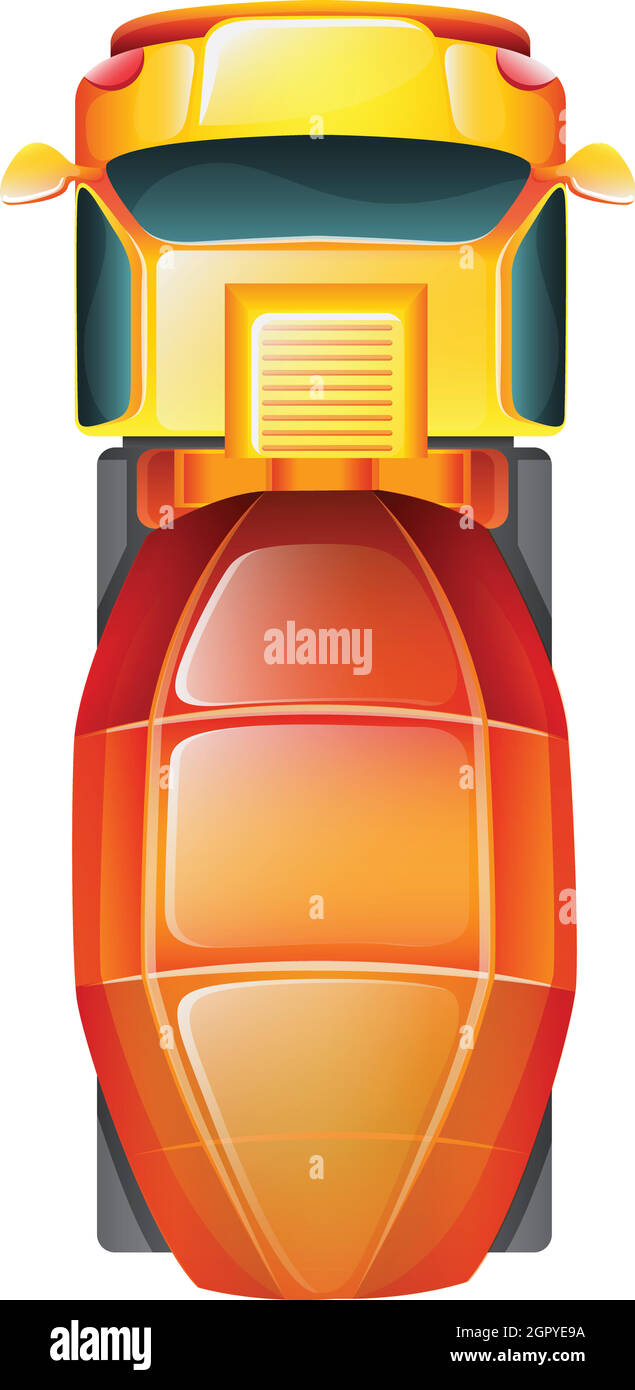 A topview of a delivery truck Stock Vector Image & Art - Alamy