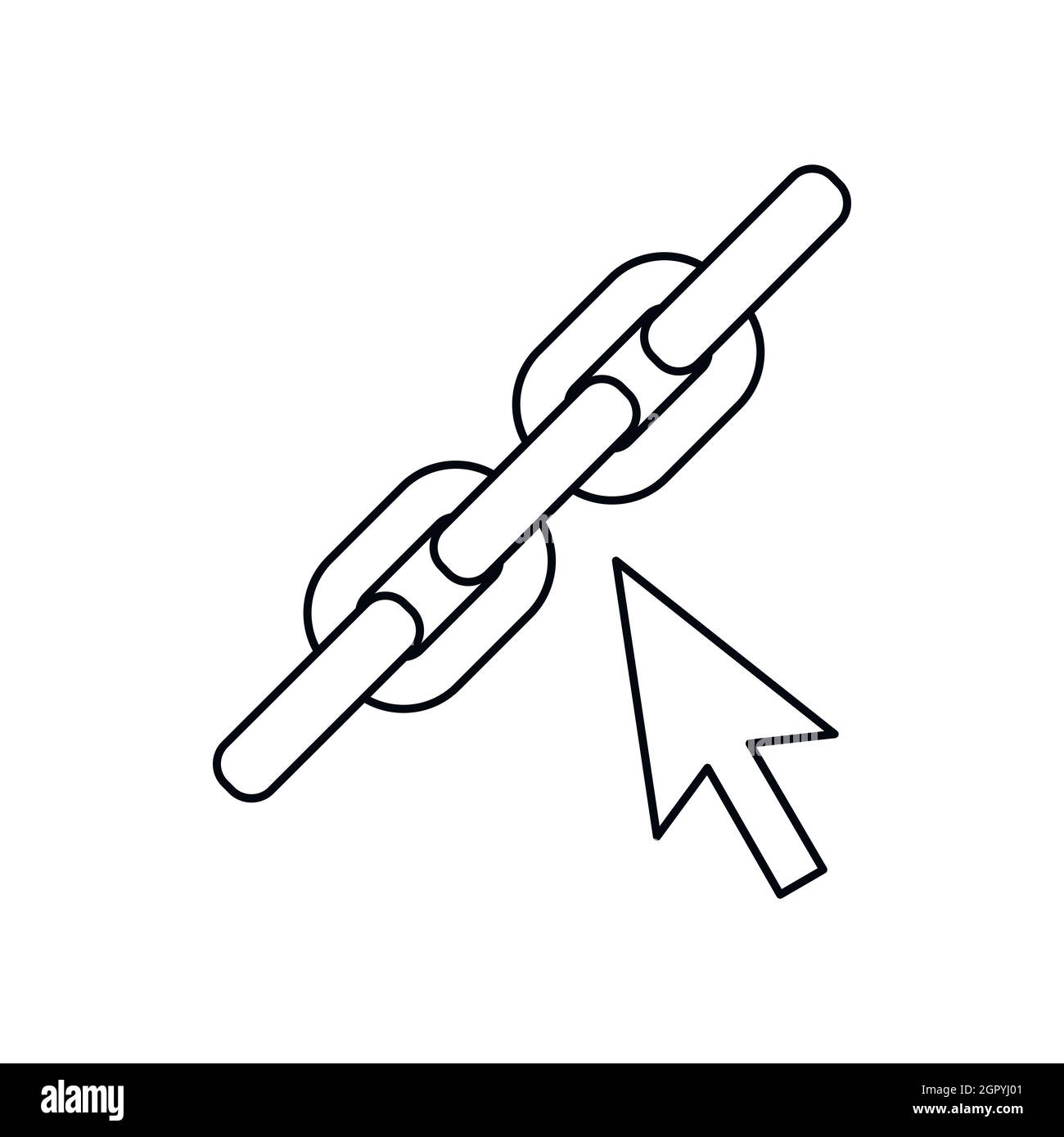 Hyperlink style Stock Vector Images - Alamy