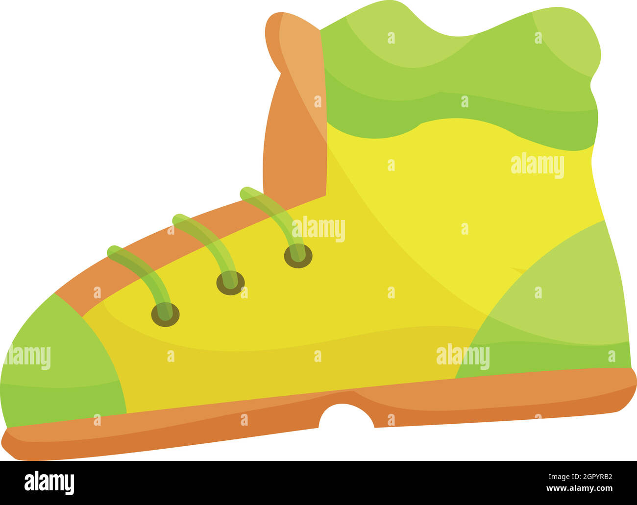 Shoes icon, cartoon style Stock Vector