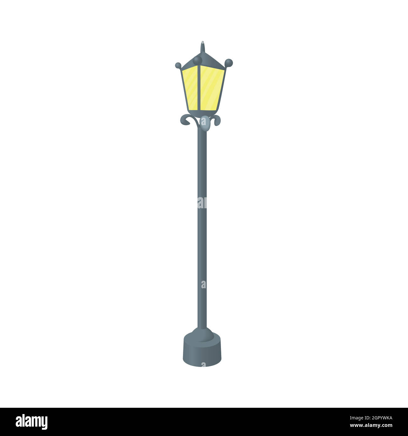 Street lamp icon, cartoon style Stock Vector Image & Art - Alamy