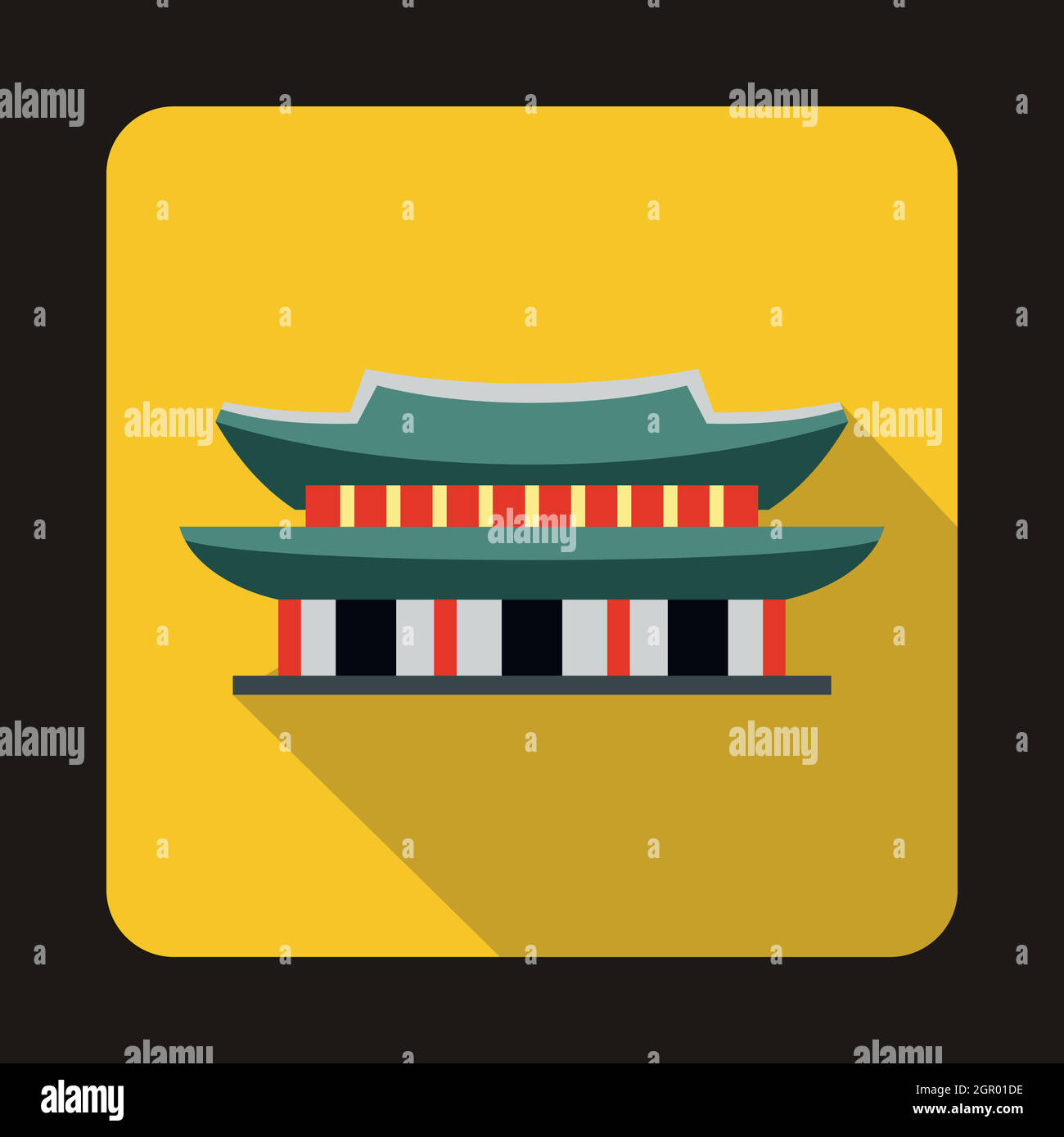 Traditional korean house seoul Stock Vector Images - Alamy