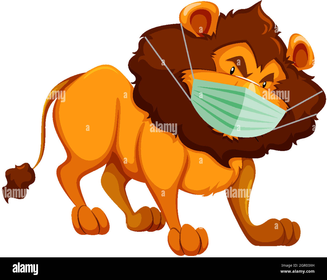 fierce lion clip art