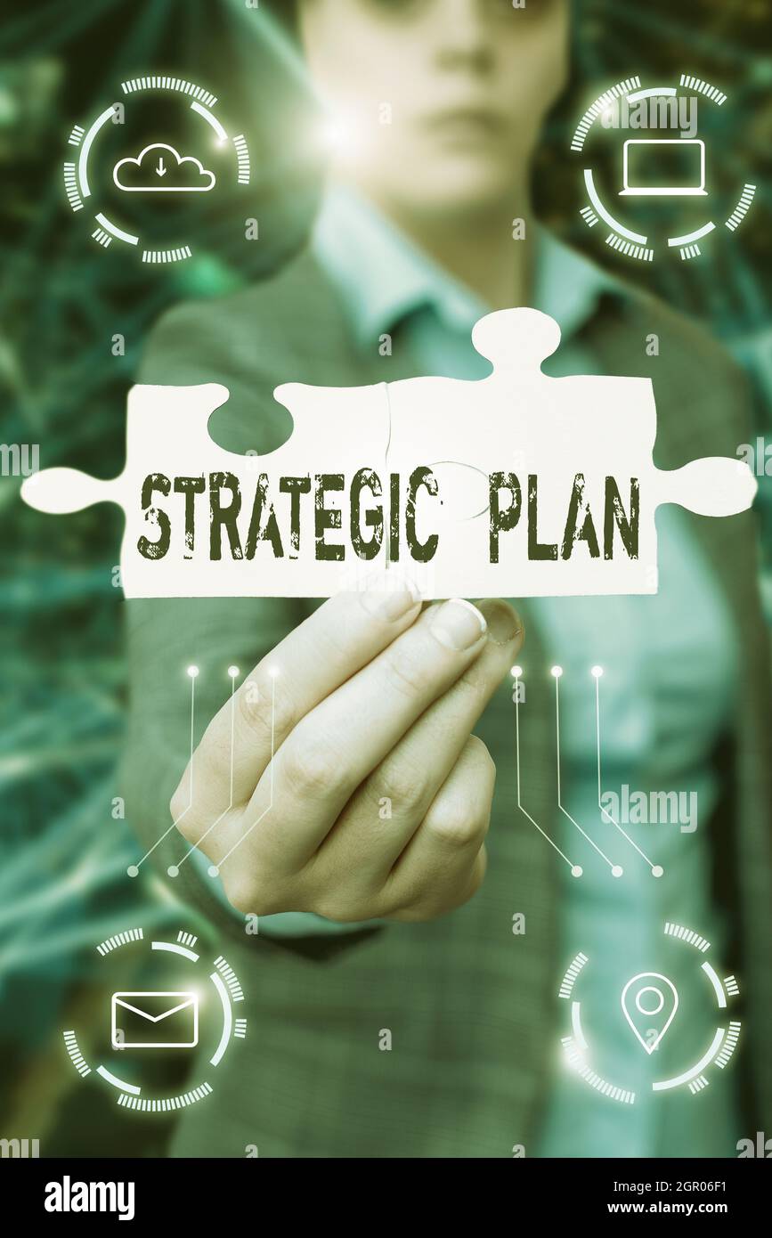 Conceptual display Strategic Plan, Conceptual photo A process of