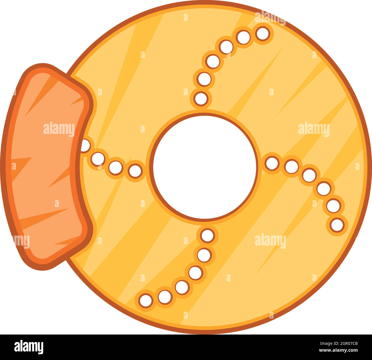 Brake disk icon in cartoon style Stock Vector Image & Art - Alamy