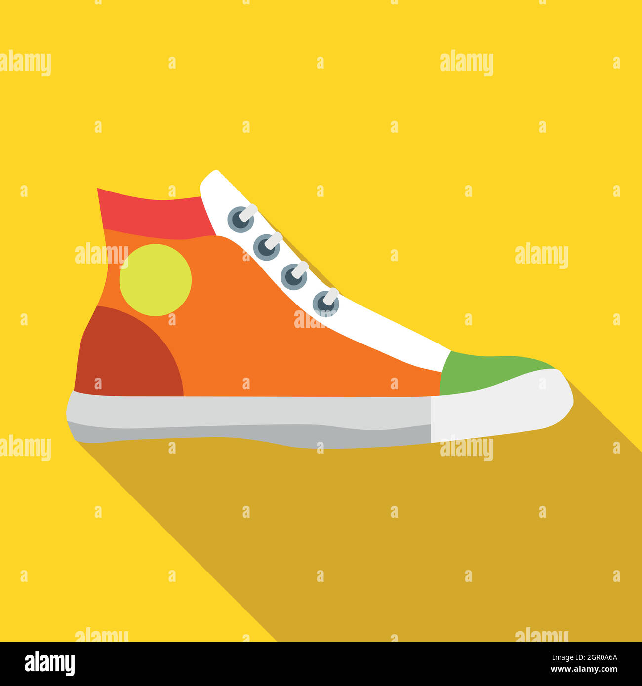 Sneakers icon in flat style Stock Vector Image & Art - Alamy