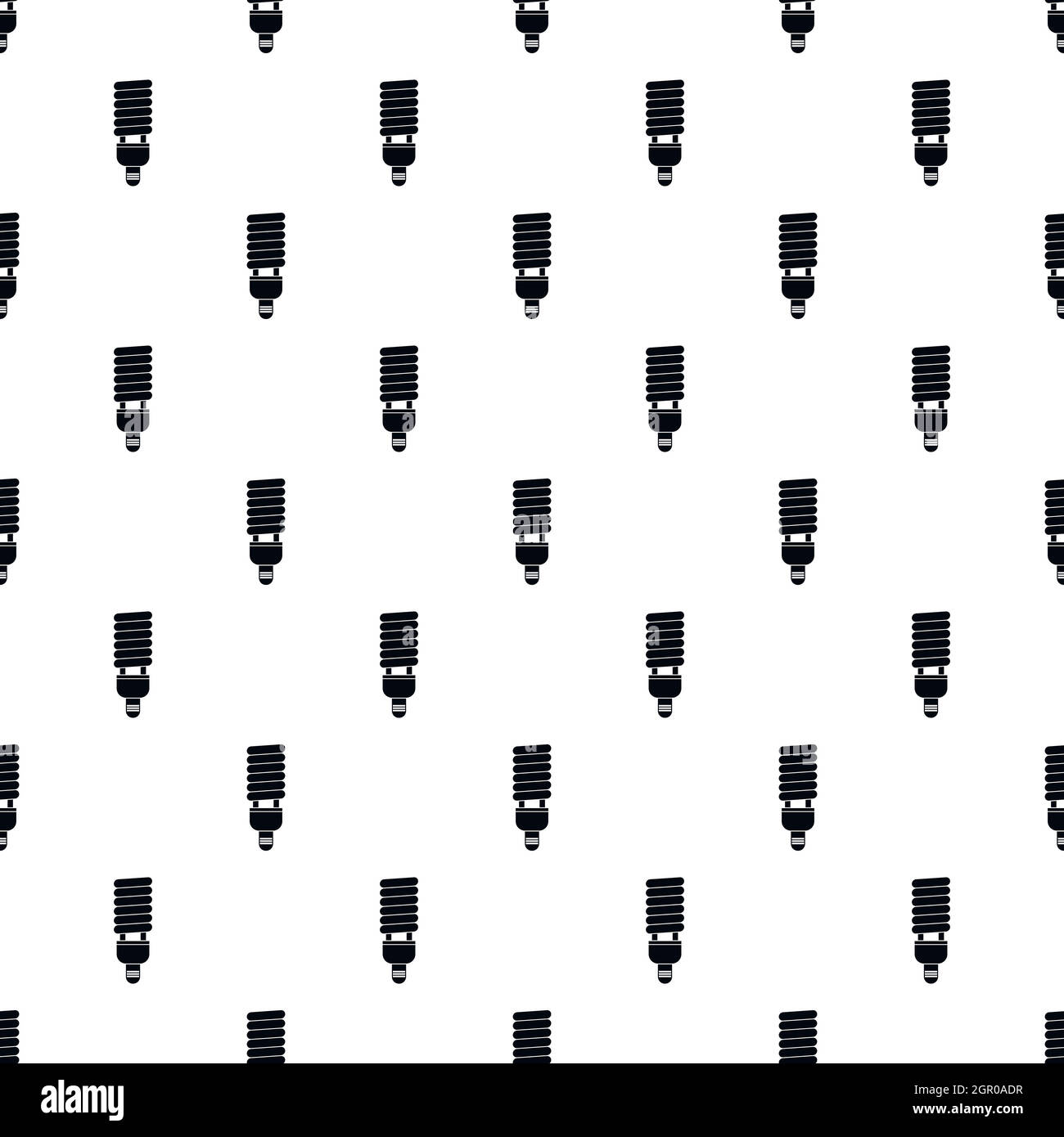 CFL light pattern, simple style Stock Vector