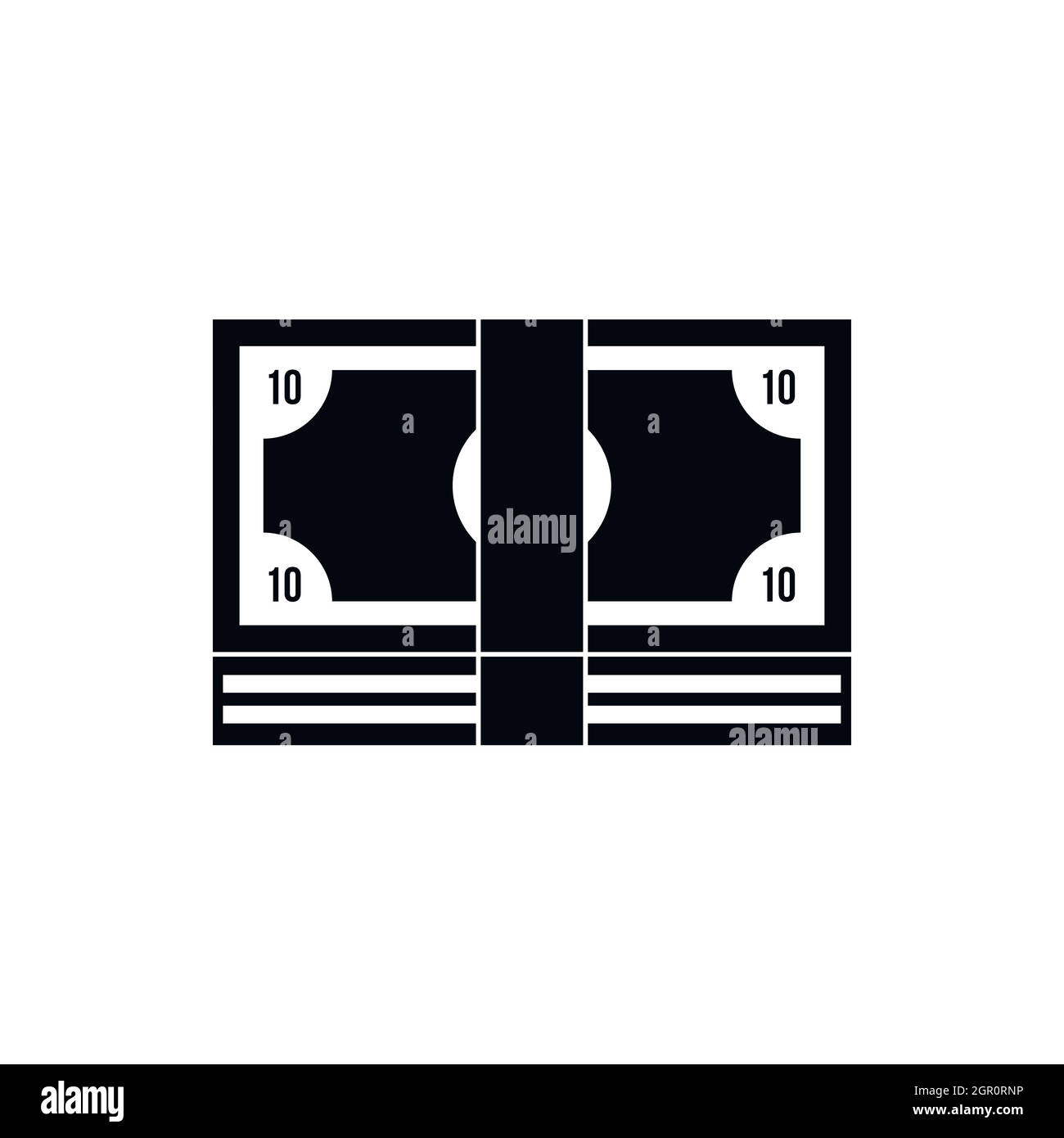 Bundle of money icon, simple style Stock Vector Image & Art - Alamy