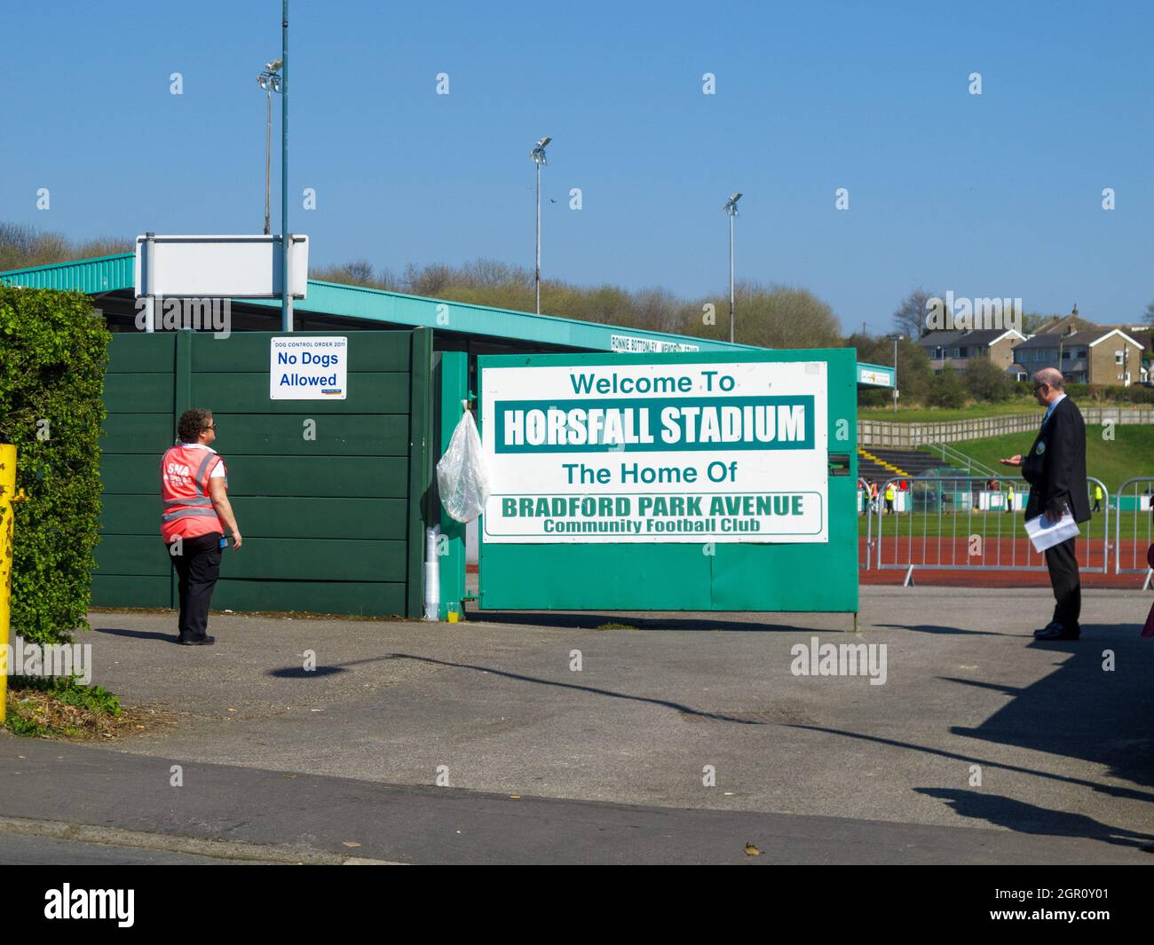 The entrance to Bradford Park Avenue