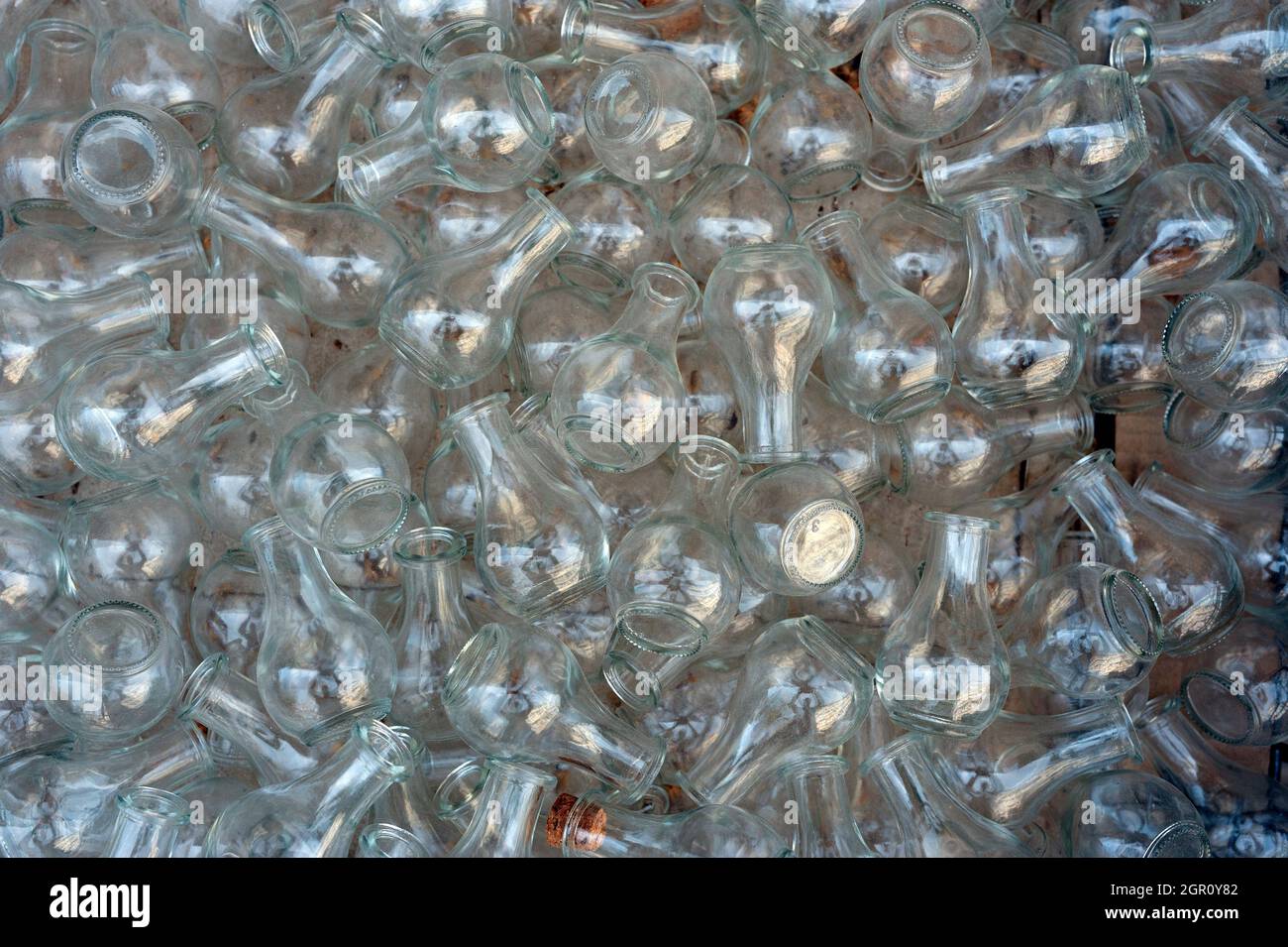 Empty transparent glass jars hi-res stock photography and images - Alamy